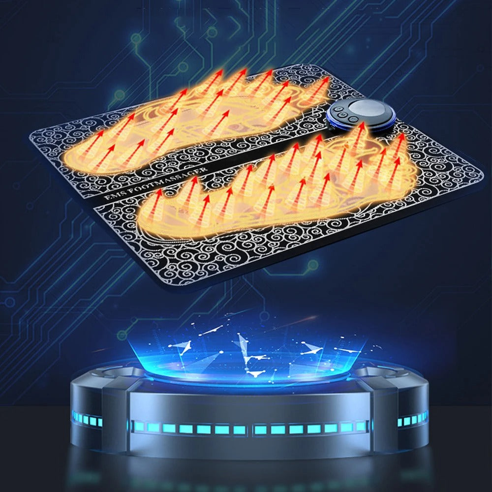 Foot massage mat + neck massage - Tapis de massage pour pied + massage du cou