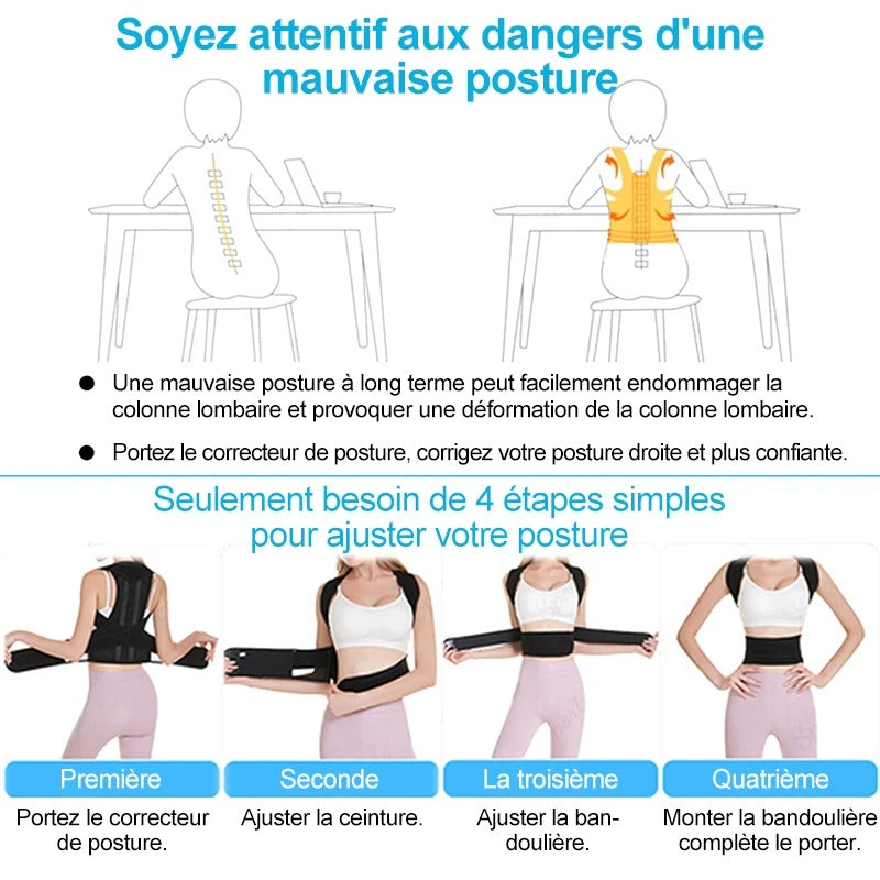 Back support belt - ceinture de soutien du dos
