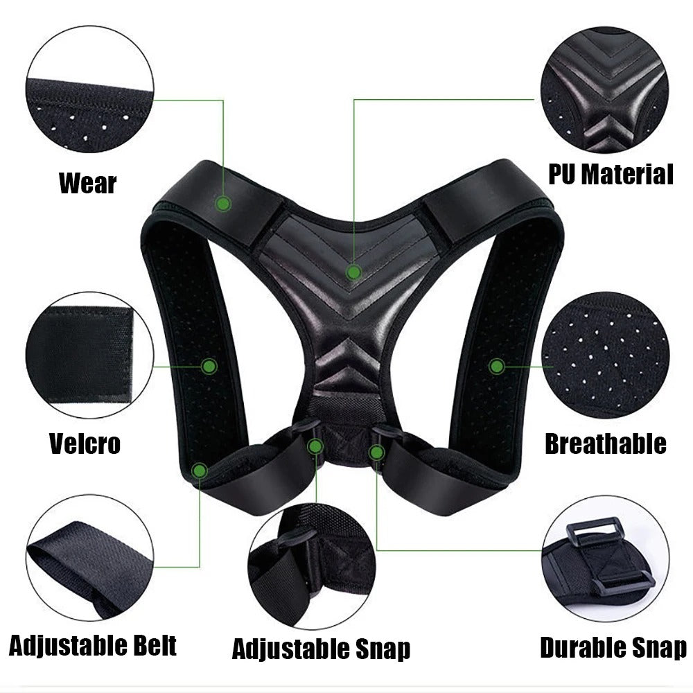 Back posture brace - attelle de posture du dos